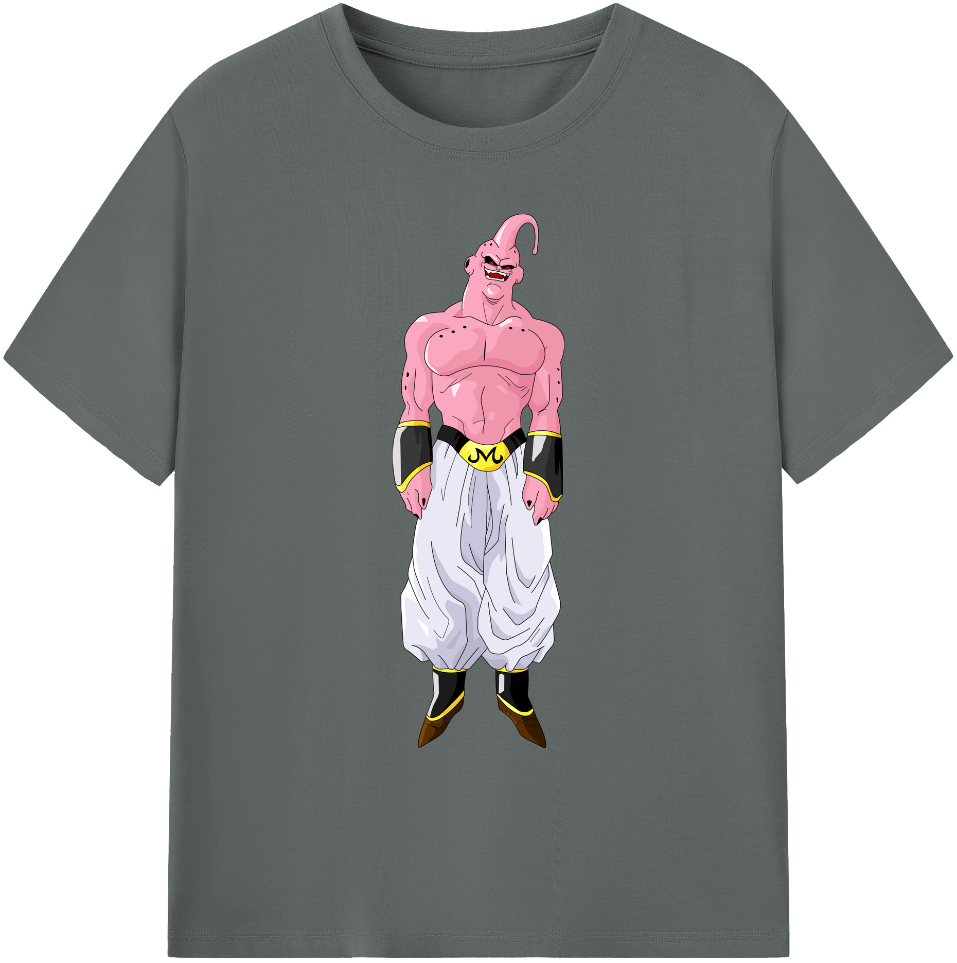 （画像用） ドラゴンボール 魔人ブウ DRAGON BALL Majin Buu 綿100％ メンズ半袖Tシャツ｜肌触りやわらか＆通気性